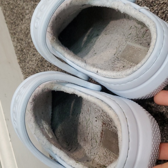 Crocs Women Clogs Classic Fuzz  Insulated lined Mules Outdoor shoes sz 7 - Picture 13 of 13